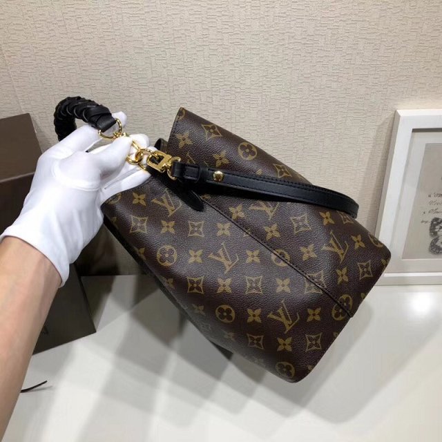 2019 louis vuitton original monogram neonoe M43985 black