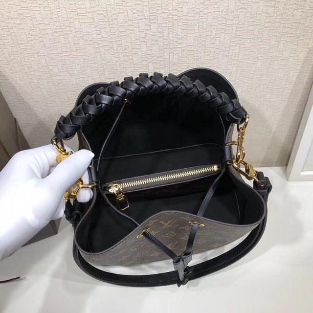 2019 louis vuitton original monogram neonoe M43985 black