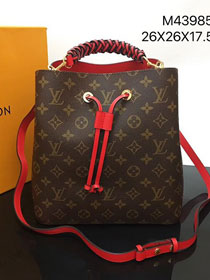 2019 louis vuitton original monogram neonoe M43985 red