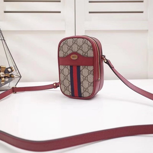 2019 GG original canvas ophidia mini bag 546595 red