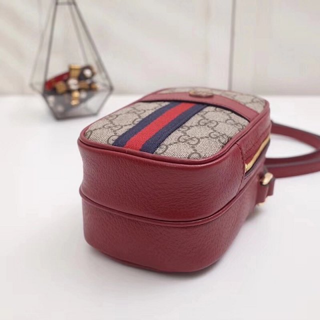 2019 GG original canvas ophidia mini bag 546595 red