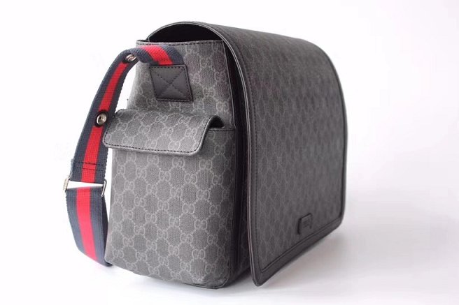 2019 GG original canvas supreme diaper bag 495909 grey