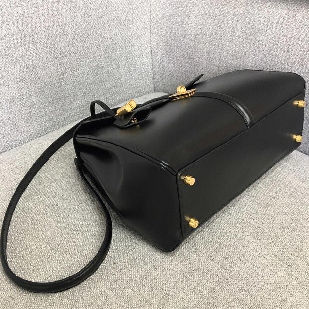  celine original smooth calfskin medium 16 bag 187373 black