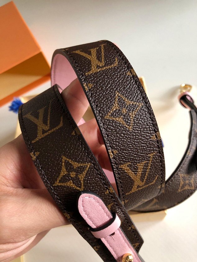 Louis vuitton original monogram long strap LV00003 pink