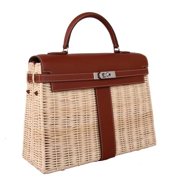 Hermes original picnic kelly 35 bag H50003 coffee