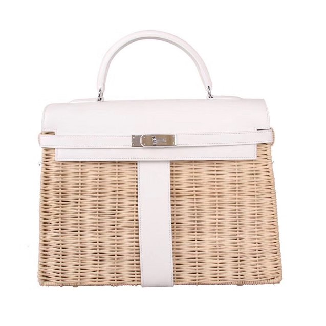 Hermes original picnic mini kelly 20 bag H50002 white