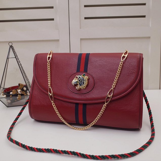 GG original calfskin rajah medium shoulder bag 564697 bordeaux