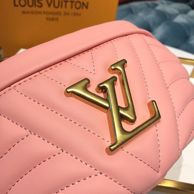 2019 louis vuitton original calfskin new wave bumbag M53861 pink