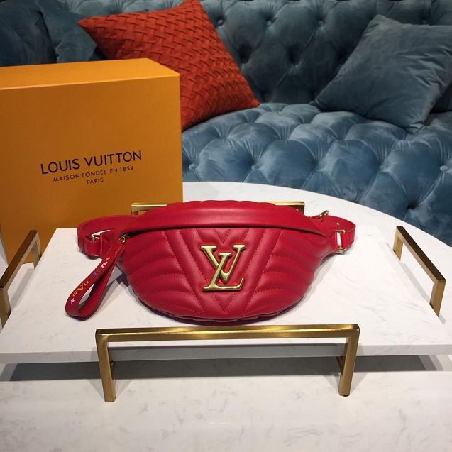 2019 louis vuitton original calfskin new wave bumbag M53861 red