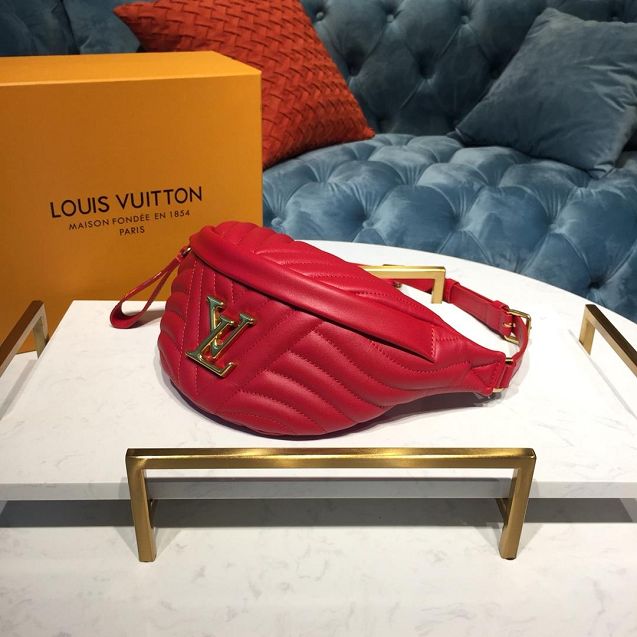 2019 louis vuitton original calfskin new wave bumbag M53861 red