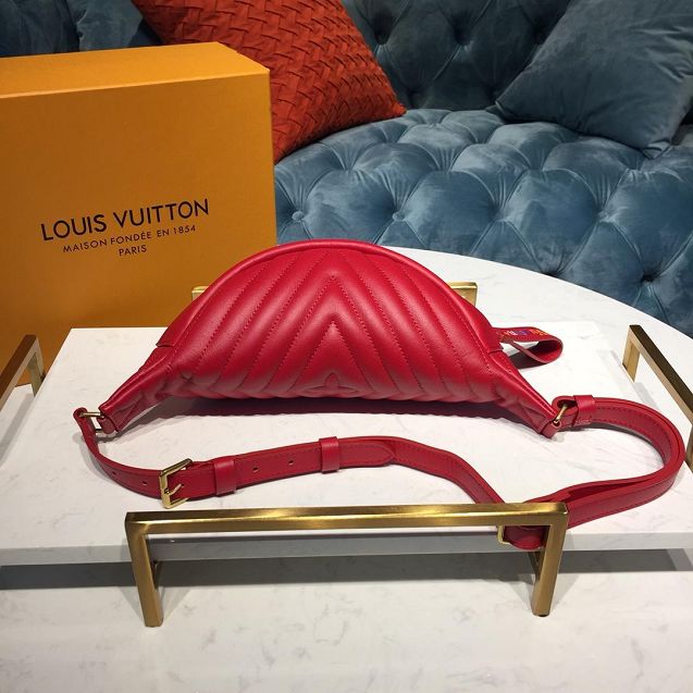 2019 louis vuitton original calfskin new wave bumbag M53861 red