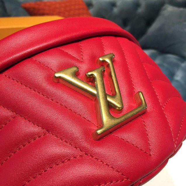 2019 louis vuitton original calfskin new wave bumbag M53861 red