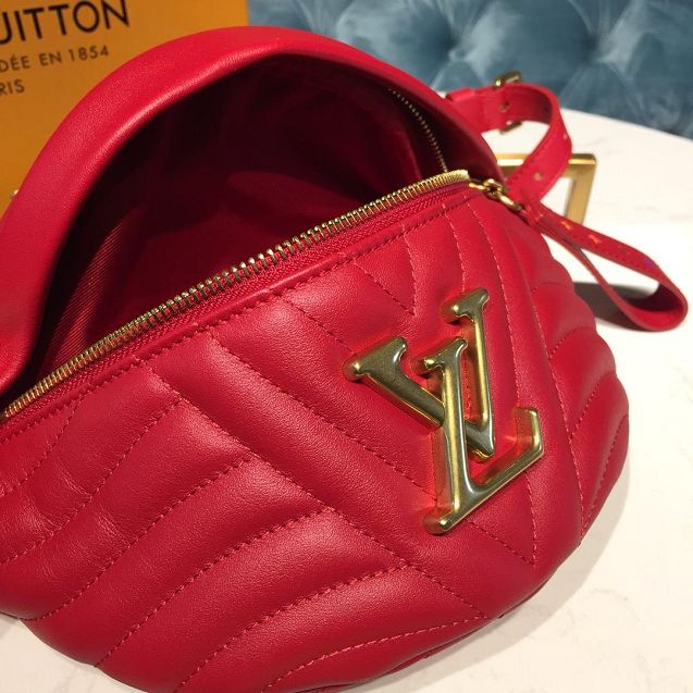 2019 louis vuitton original calfskin new wave bumbag M53861 red