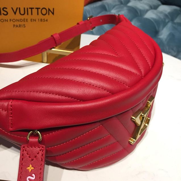 2019 louis vuitton original calfskin new wave bumbag M53861 red