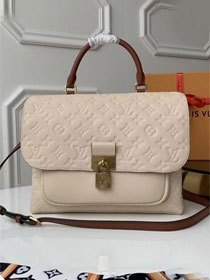 2019 louis vuitton original monogram empreinte marignan M44549 beige