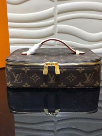 2019 louis vuitton original monogram nice jewellery case M43449 red