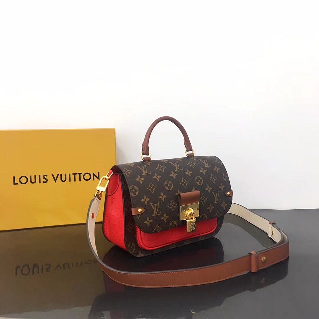 2019 louis vuitton original monogram canvas versatile bag M44548 red