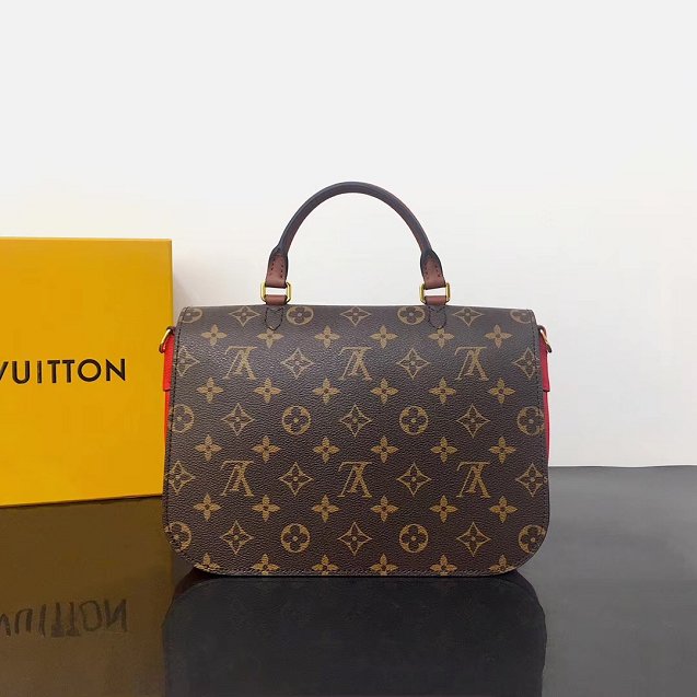 2019 louis vuitton original monogram canvas versatile bag M44548 red