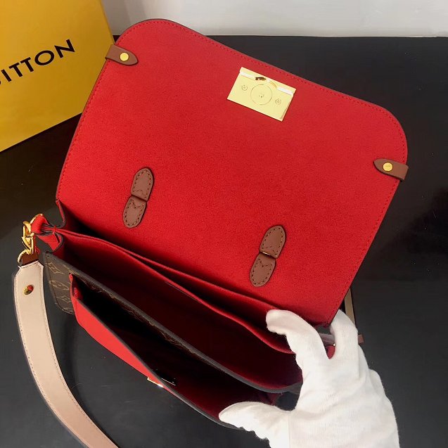 2019 louis vuitton original monogram canvas versatile bag M44548 red