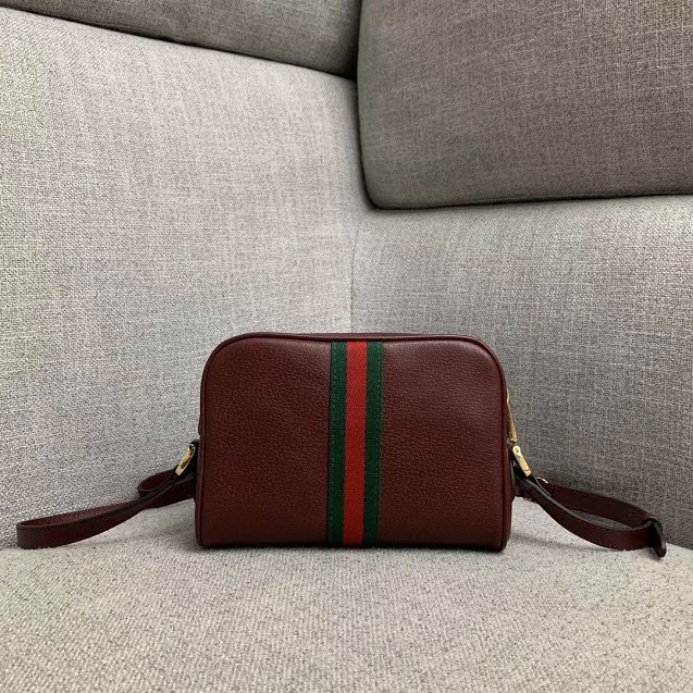 2019 GG original calfskin ophidia mini bag 517350 bordeaux