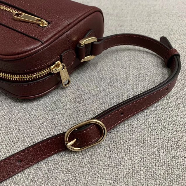 2019 GG original calfskin ophidia mini bag 517350 bordeaux