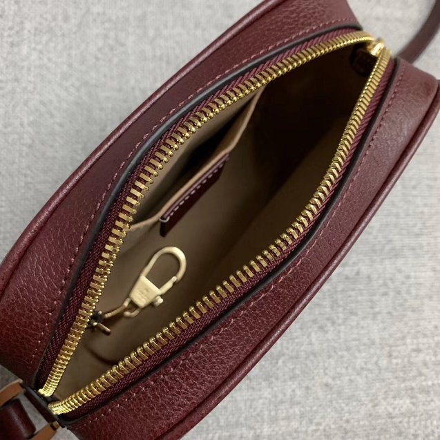 2019 GG original calfskin ophidia mini bag 517350 bordeaux