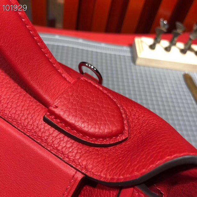 Hermes togo leather kelly 2424 bag H03699 red