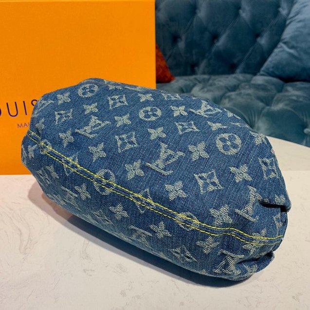 2020 Louis vuitton original denim small handbag M95020 blue 