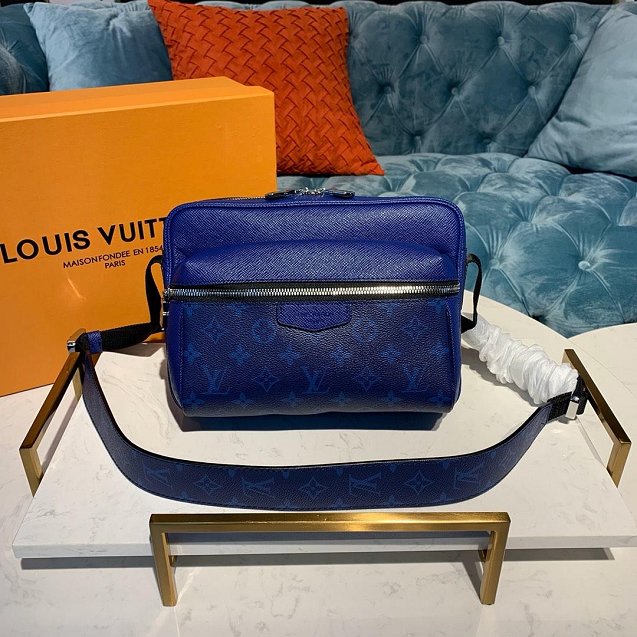 Louis vuitton original monogram outdoor messenger bag M30242 blue