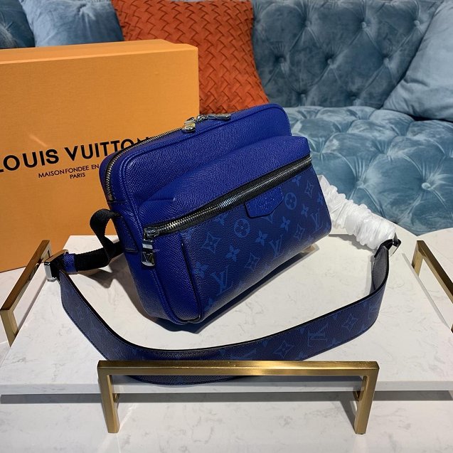 Louis vuitton original monogram outdoor messenger bag M30242 blue