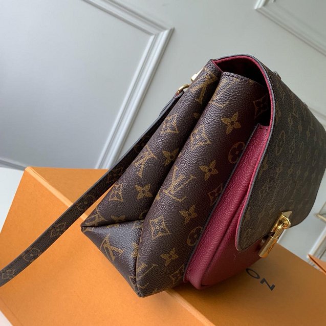 Louis vuitton original monogram marignan messenger bag M43959 burgundy