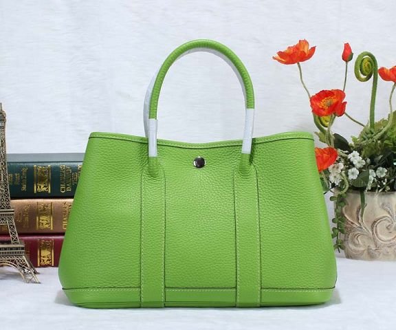 Hermes calfskin large garden party 36 bag G360 green