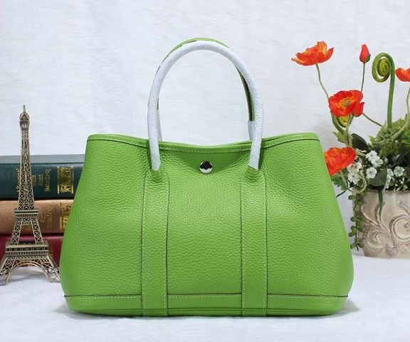 Hermes calfskin large garden party 36 bag G360 green