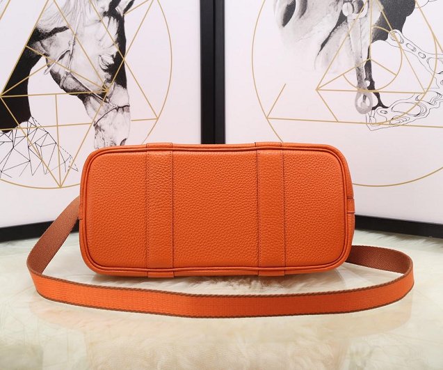 Hermes calfskin small garden party 30 bag G300 orange