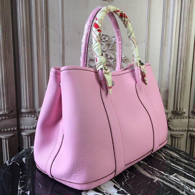 Hermes calfskin small garden party 30 bag G300 pink