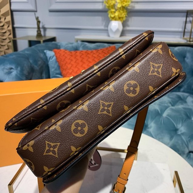 2020 louis vuitton original monogram metis pochette M43984 red