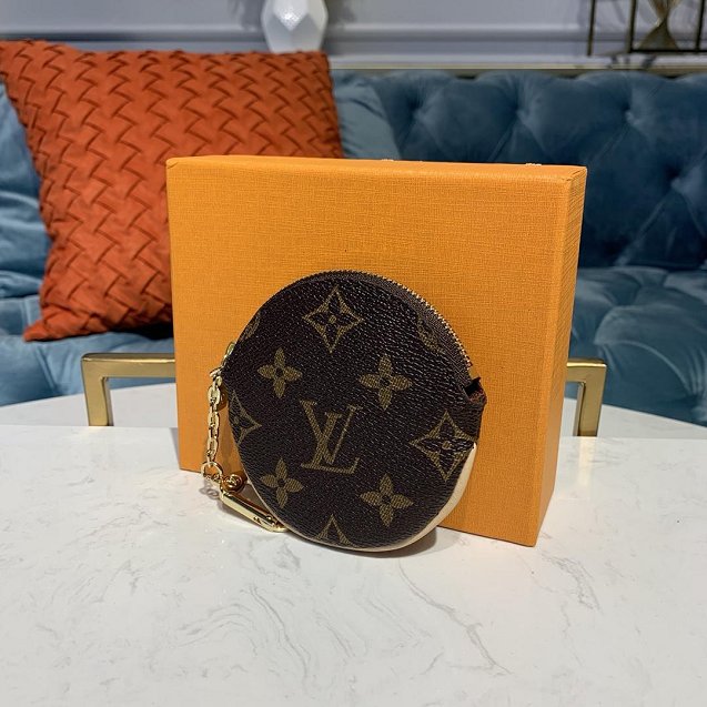 Louis vuitton monogram round coin purse M61926