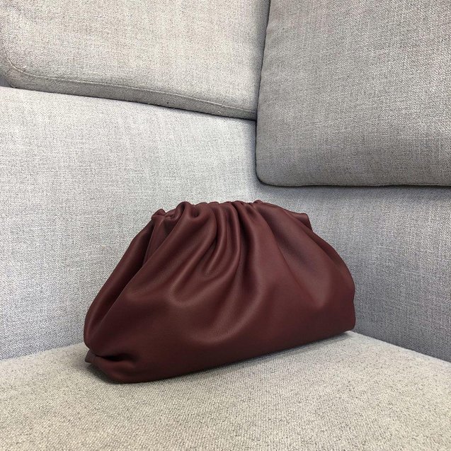 2019 BV original calfskin large pouch 576227 bordeaux