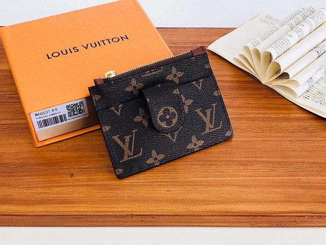 Louis vuitton monogram porte carter zippe M66531 coffee