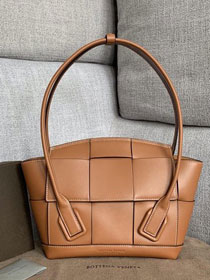 2019 BV original calfskin small arco 33 bag 575943 caramel