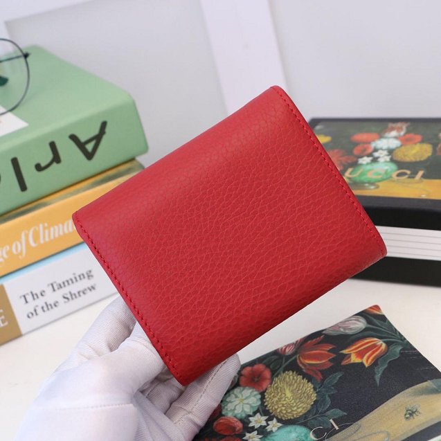 GG calfskin wallet 546584 red