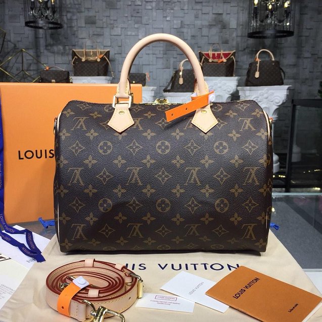 Louis vuitton original handmade monogram canvas speedy 30 M41112