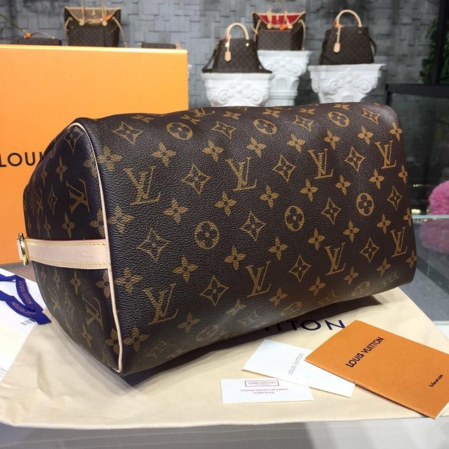 Louis vuitton original handmade monogram canvas speedy 30 M41112