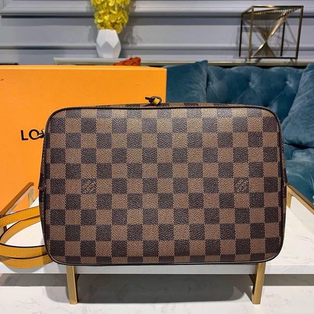 2020 louis vuitton original damier ebene neonoe bag N40213 yellow