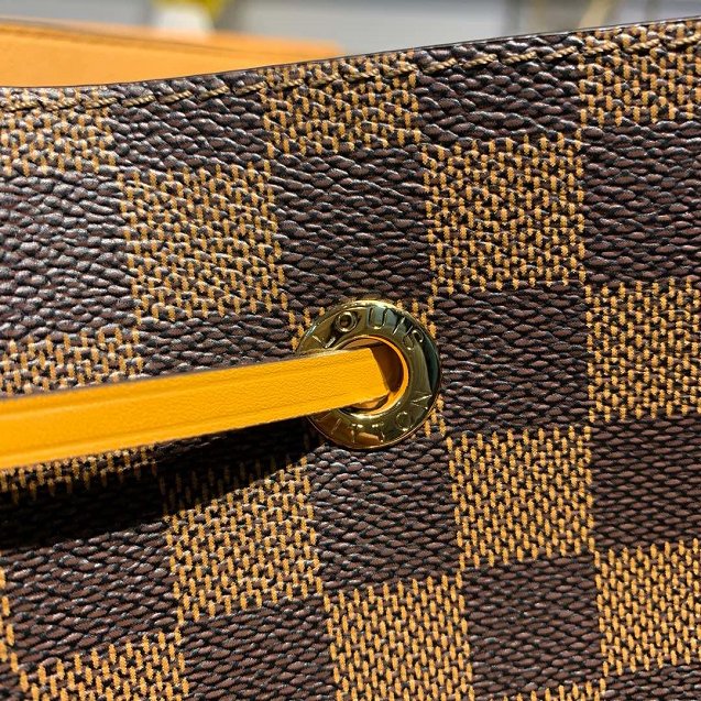 2020 louis vuitton original damier ebene neonoe bag N40213 yellow