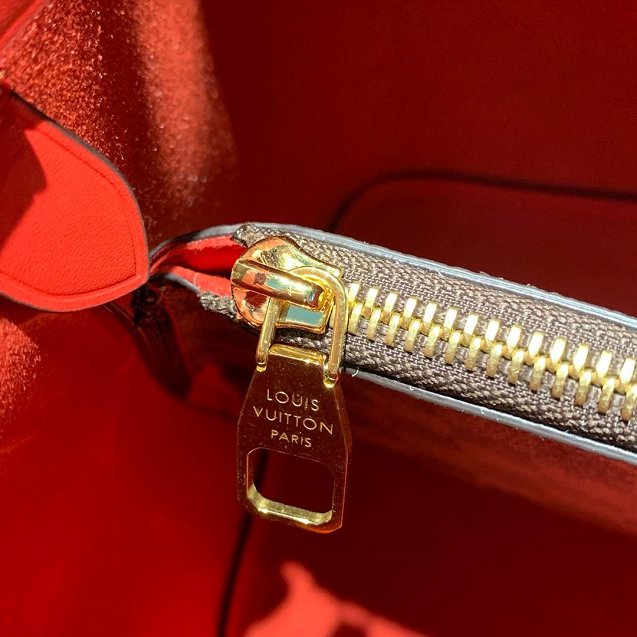 2020 louis vuitton original damier ebene neonoe bag N40214 red