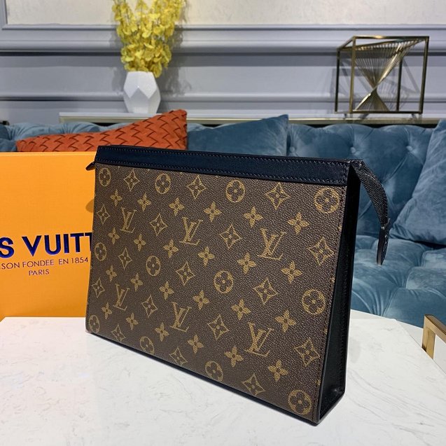 Louis vuitton original monogram apollo pochette M62291 black