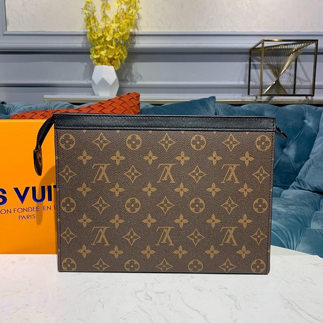 Louis vuitton original monogram apollo pochette M62291 black