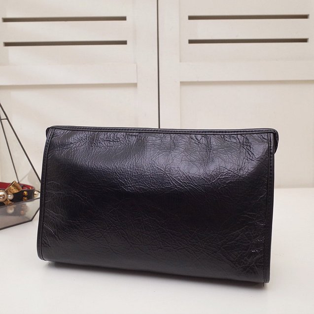 2020 GG original aged calfskin clutch 575991 black