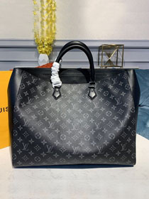 Louis vuitton original monogram eclipse grand sac tote bag M44733 